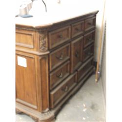 ANTIQUE STYLE HUTCH CABINET WITH DRAWERS