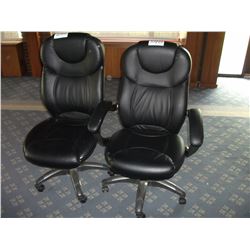 HYDRAULIC OFFICE CHAIRS (2)