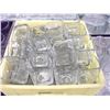 Image 1 : SQUARE GLASS CANDLE HOLDERS - CONTENTS OF CRATE