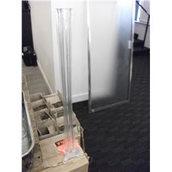 TALL GLASS VASES - 3 BOXES