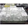 Image 2 : SQUARE GLASS BLOCKS - CONTENTS OF METAL PAN