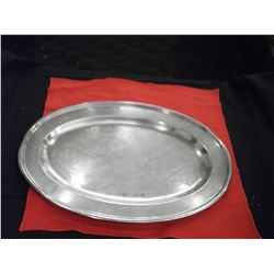 OVAL STAINLESS STEEL PLATTER - PER PIECE (AS THEY COME)