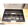 Image 2 : METAL CASH BOX WITH TRAY - CHOICE (AS THEY COME)