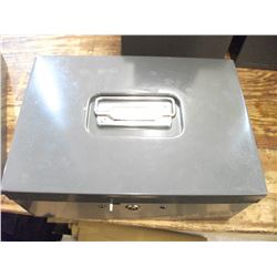 METAL CASH BOX WITH TRAY - CHOICE (AS THEY COME)