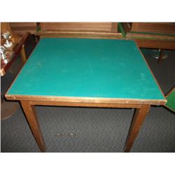 SQUARE TOP TABLES WITH FELT TOPS - CHOICE (AS THEY COME)