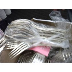SWIRL PATTERN:  DINNER FORKS - PER BUNDLE (AS THEY COME)