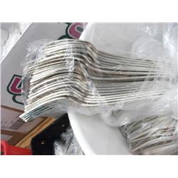 SWIRL PATTERN:  SALAD/DESSERT FORKS - PER BUNDLE (AS THEY COME)