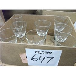 EPC (EDMONTON PETROLEUM CLUB) LOGO WINE GLASSES (8) - BOX
