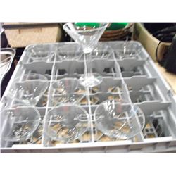MARTINI GLASSES - CONTENTS OF TRAY