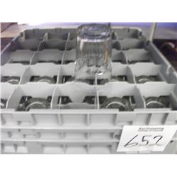 WATER GLASSES - CONTENTS OF TRAY