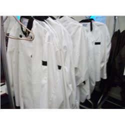 ASSORTMENT OF WHITE KITCHEN UNIFORMS - BUNDLE