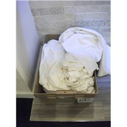 ASSORTED LINEN BAGS - CONTENTS OF TOTE