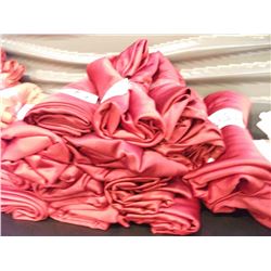 RED SATIN STYLE TABLECLOTH - CHOICE (AS THEY COME)