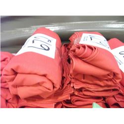 RED CLOTH NAPKINS - PER BUNDLE (AS THEY COME)
