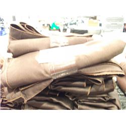 BROWN SATIN STYLE NAPKINS - PER BUNDLE (AS THEY COME)