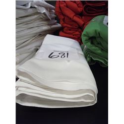WHITE TABLE CLOTHS - CHOICE (AS THEY COME)
