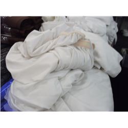 LIGHT GREY TABLE SKIRTS (X15)