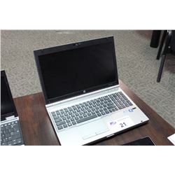 HP ELITEBOOK 8560P NOTEBOOK COMPUTER, NO POWER SUPPLY, NO HARD DRIVE