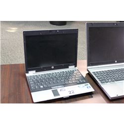 HP ELITEBOOK 2540P NOTEBOOK COMPUTER, NO POWER SUPPLY, NO HARD DRIVE