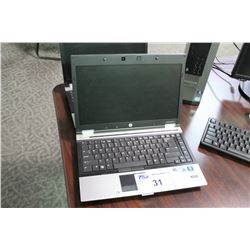 HP ELITEBOOK 8440P NOTEBOOK COMPUTER, NO POWER SUPPLY, NO HARD DRIVE