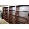 Image 2 : MAHOGANY 6' BOOK SHELF