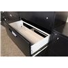 Image 2 : BLACK GLOBAL 4 DRAWER LATERAL FILE CABINET