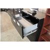 Image 2 : BLACK GLOBAL 3 DRAWER LATERAL FILE CABINET