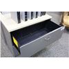 Image 2 : STEELCASE GREY 2 DRAWER LATERAL FILE CABINET