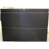 Image 1 : BLACK 2 DRAWER LATERAL FILING CABINET