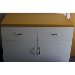 POS CABINET COUNTER IMPERIAL GREEN & YELLOW