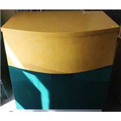 #9,10 -36" CABINET COUNTER IMPERIAL GREEN & YELLO