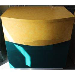 #9,10 -36" CABINET COUNTER IMPERIAL BLUE & MAPLE