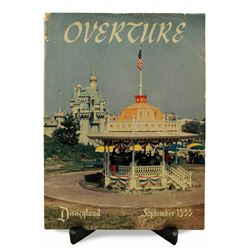 RARE 1955 Disneyland OVERTURE Magazine