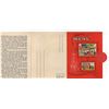 Image 1 : 1955 Carnation Ice Cream Parlor Miniature Souvenir Mailing Menu