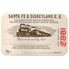 Image 1 : RARE 1962 Disneyland SANTA FE & DISNEYLAND RAILROAD and MONORAIL Honorary Vice-President PASS
