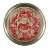 Image 1 : 1956 Aluminium Disneyland MAIN STREET, USA Souvenir Decorative Tray