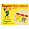 Image 4 : 1962 DIsneyland, USA - SUNKIST PARK MAP Promotional Display Kit