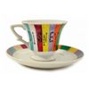 Image 1 : 1961 Disneyland Small Graphic Tea Cup & Saucer