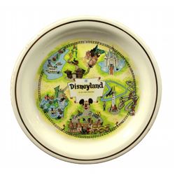 1956 Disneyland Map Decorative Plate