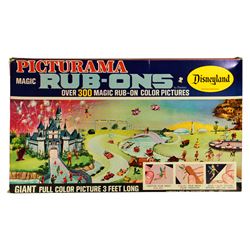 1965 Disneyland PICTURAMA MAGIC RUB-ONS Craft Set