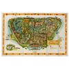 Image 1 : 1958 DISNEYLAND SOUVENIR MAP - The "1958c" Version with Original Envelpoe