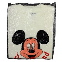 1966 Disneyland MICKEY MOUSE Child’s Jiggle-Eyes T-Shirt In Wrapping