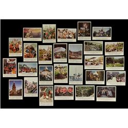 1965 RARE Complete DONRUSS DISNEYLAND Photo Card Set - Picture Backs