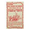Image 1 : Disneyland Magic Kingdom Club Preview Nite 1963 DIXIELAND AT DISNEYLAND Handbill Flyer