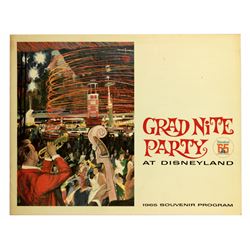 GRAD NITE '65 Program Folder