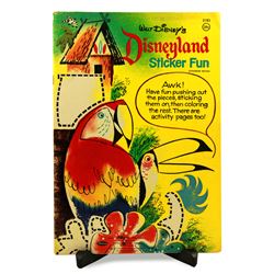 Disneyland 1964 STICKER FUN BOOK
