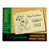 Image 1 : Disneyland ART CORNER - "How to Draw Donald Duck" Souvenir Character Model Guide