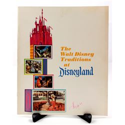 THE WALT DISNEY TRADITIONS at DISNEYLAND Cast Member Memorial/Inspirational Booklet