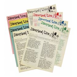 DISNEYLAND LINE Weekly Backstage Cast Member Newsletter - 1969