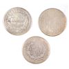 Image 2 : (3) SEATED HALF DIMES (51-O, 53, 54)